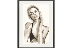 Art Print A Womans Face