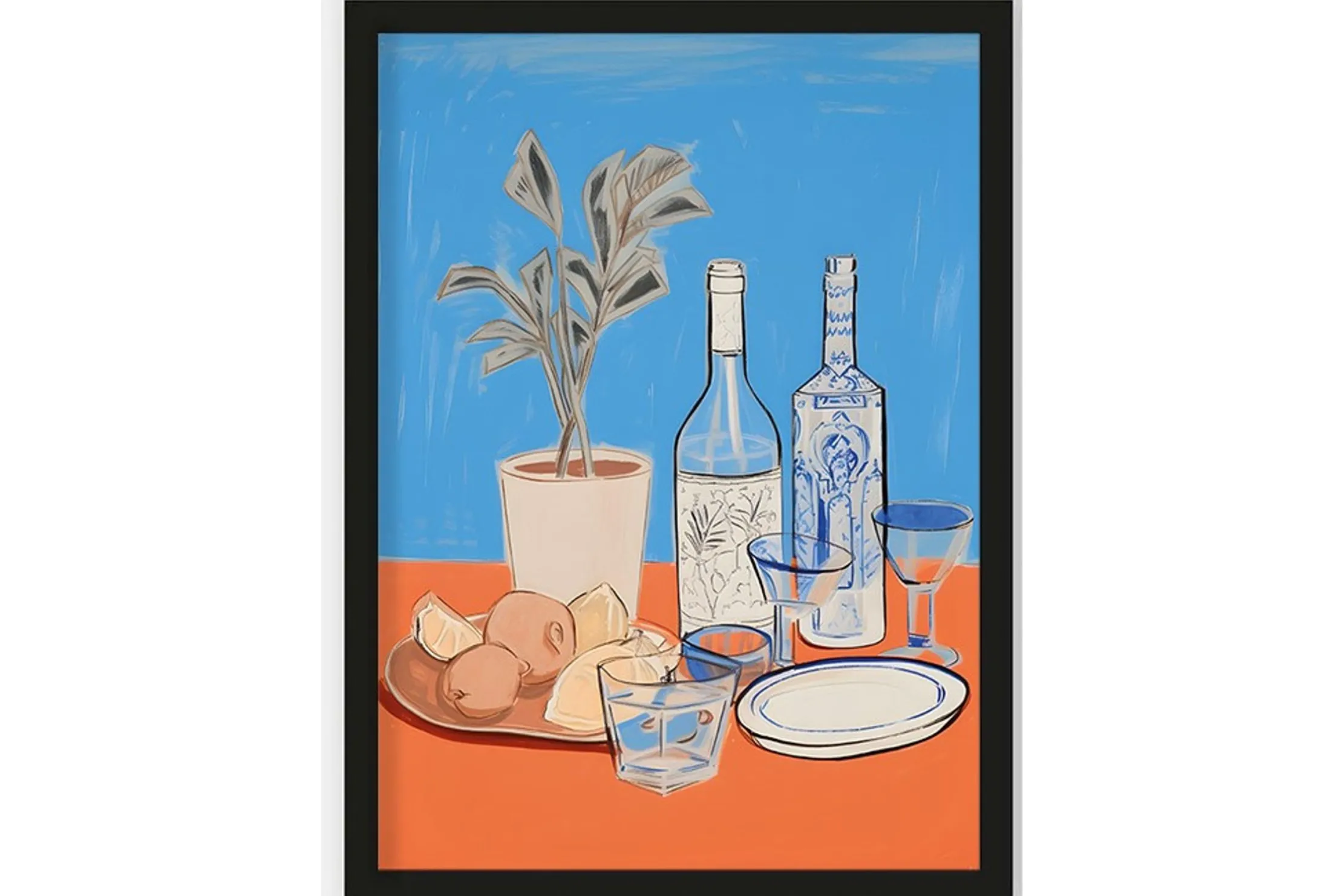 Art Print Cocktail Table