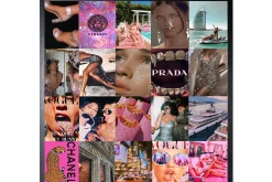 Art Print Fashion Party Collage COLL-04