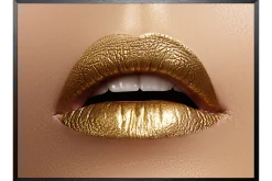 Art Print Gouden Lippen SHI730