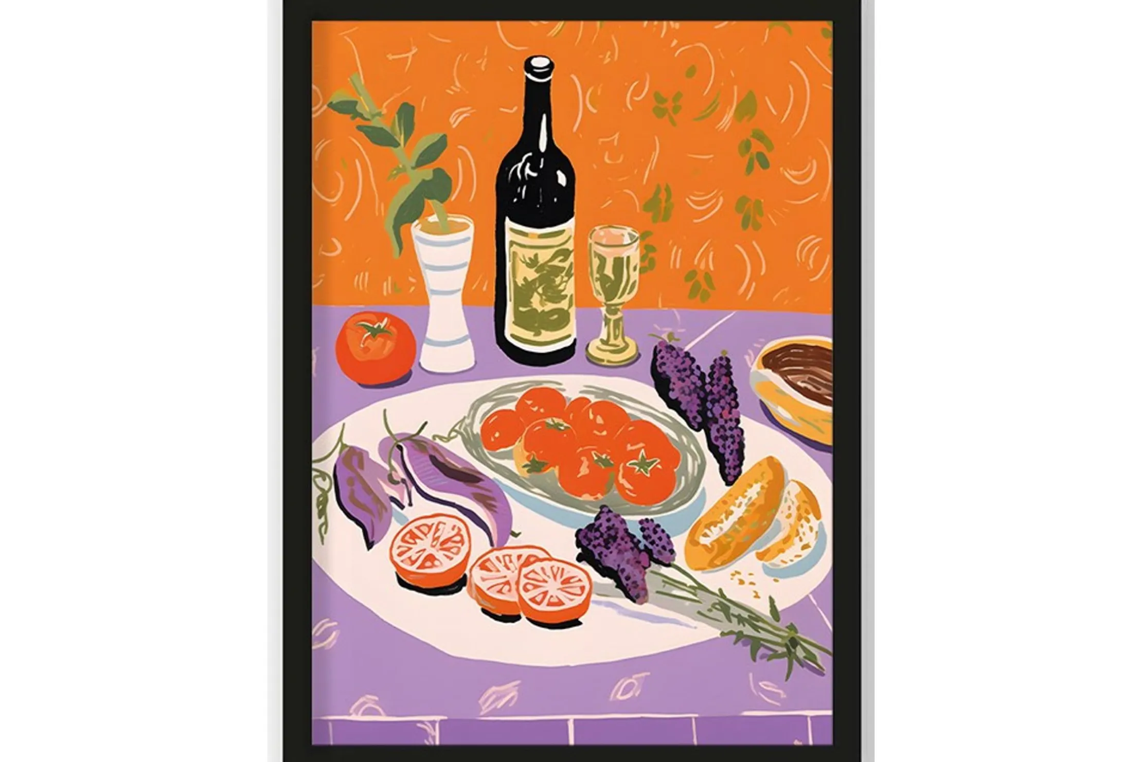 Art Print Mediterranean Table