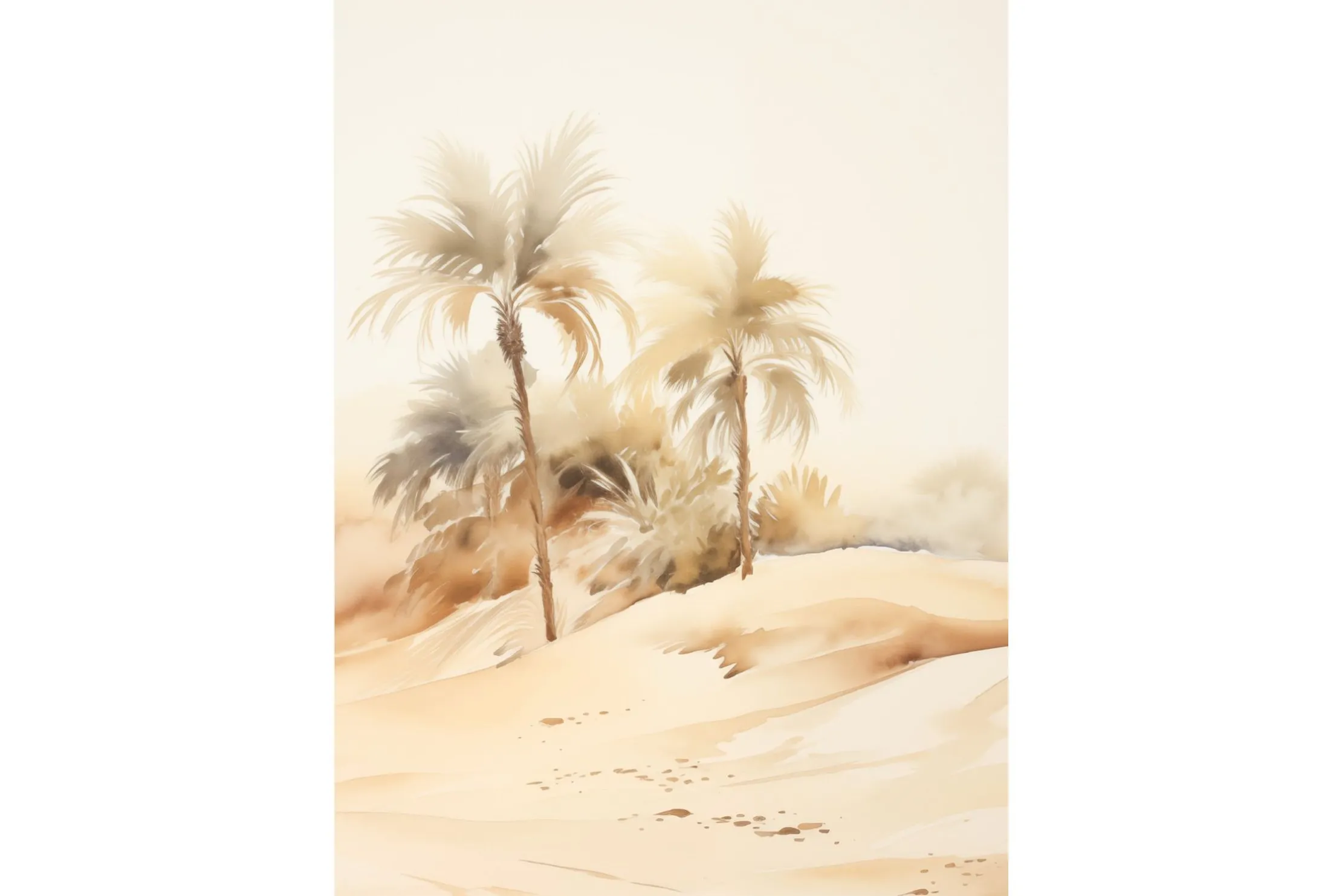 Art Print Palm Dust