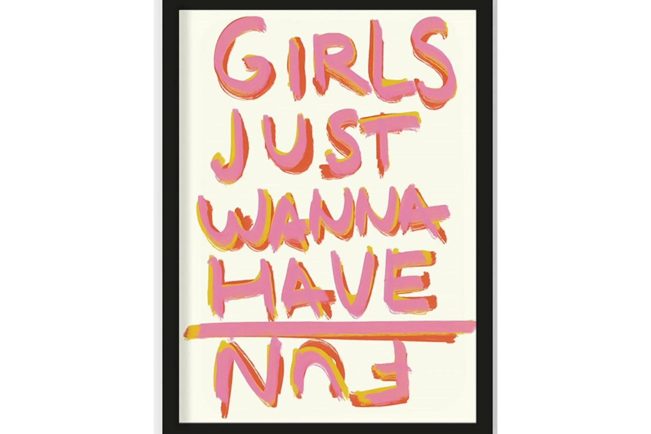Art Print P.S. Written By A Girl