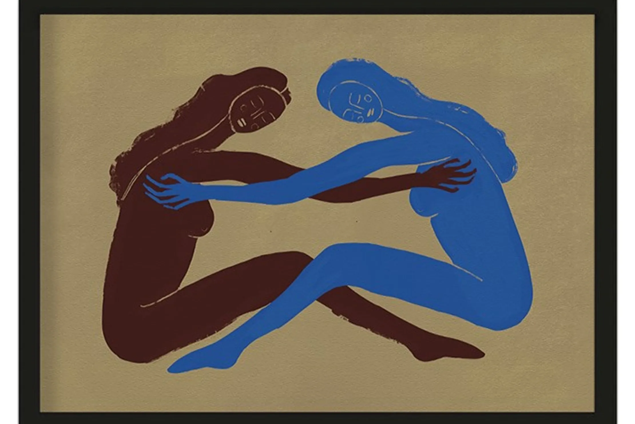 Art Print Serene Embrace