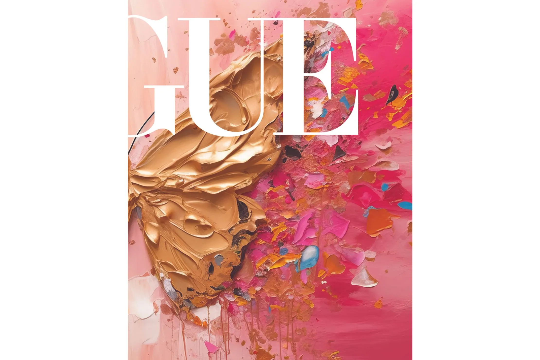 Art Print Vogue Vlinder Rechts FA-273