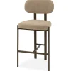 Barkruk Wave Beige - Anodic Brown Rivano