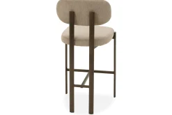 Barkruk Wave Beige - Anodic Brown Rivano