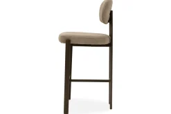 Barkruk Wave Beige - Anodic Brown Rivano