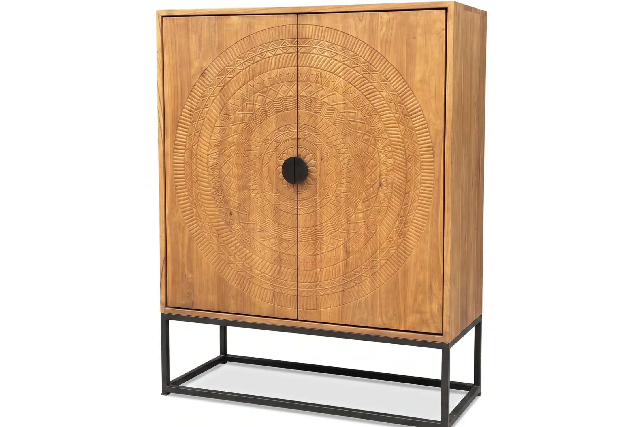 Bergkast Carved Cabinet