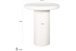 Bijzettafel 211686 Bloomstone