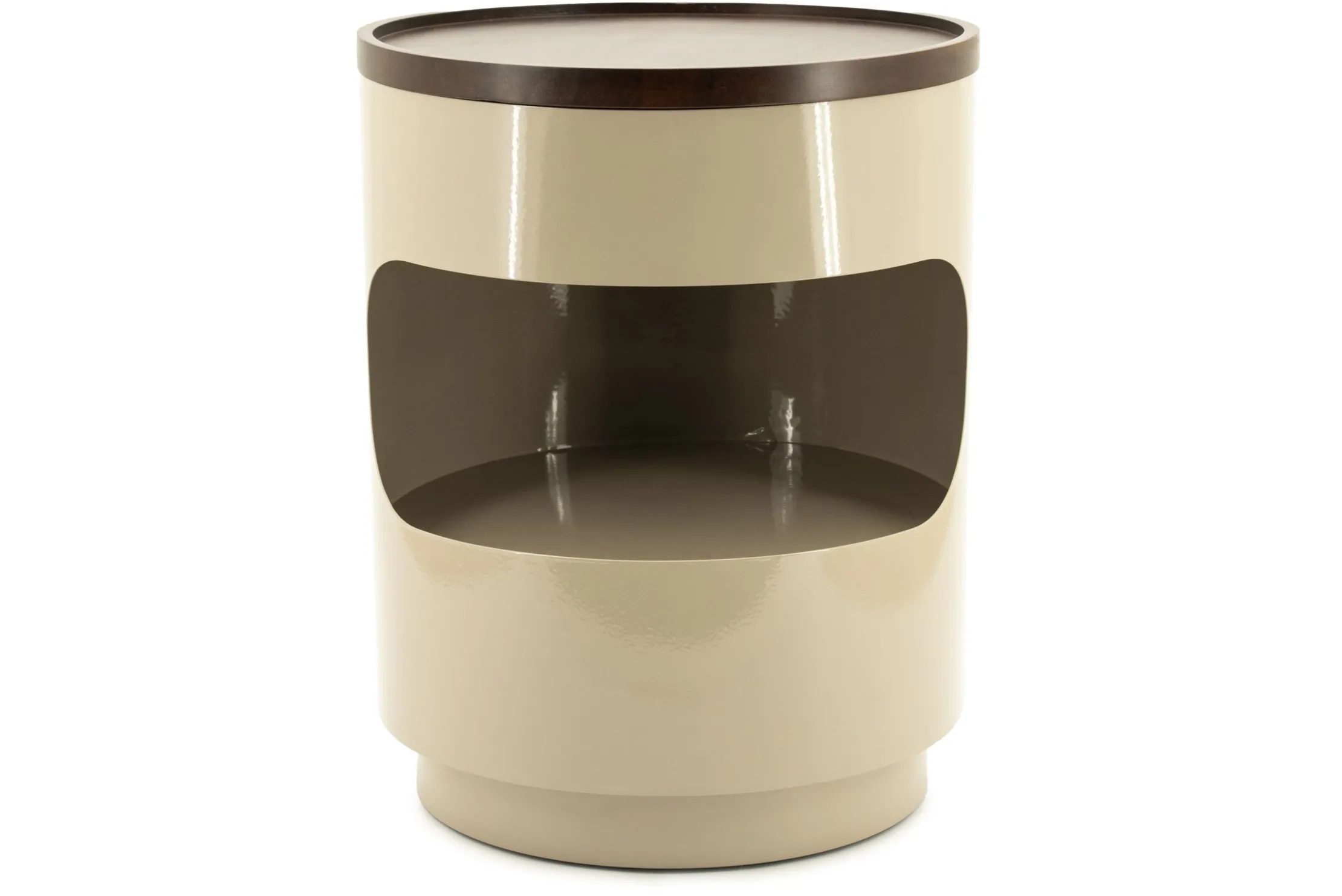 Bijzettafel Taupe 250338 Tondo