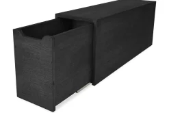 Bijzettafel zwart met lade Felix