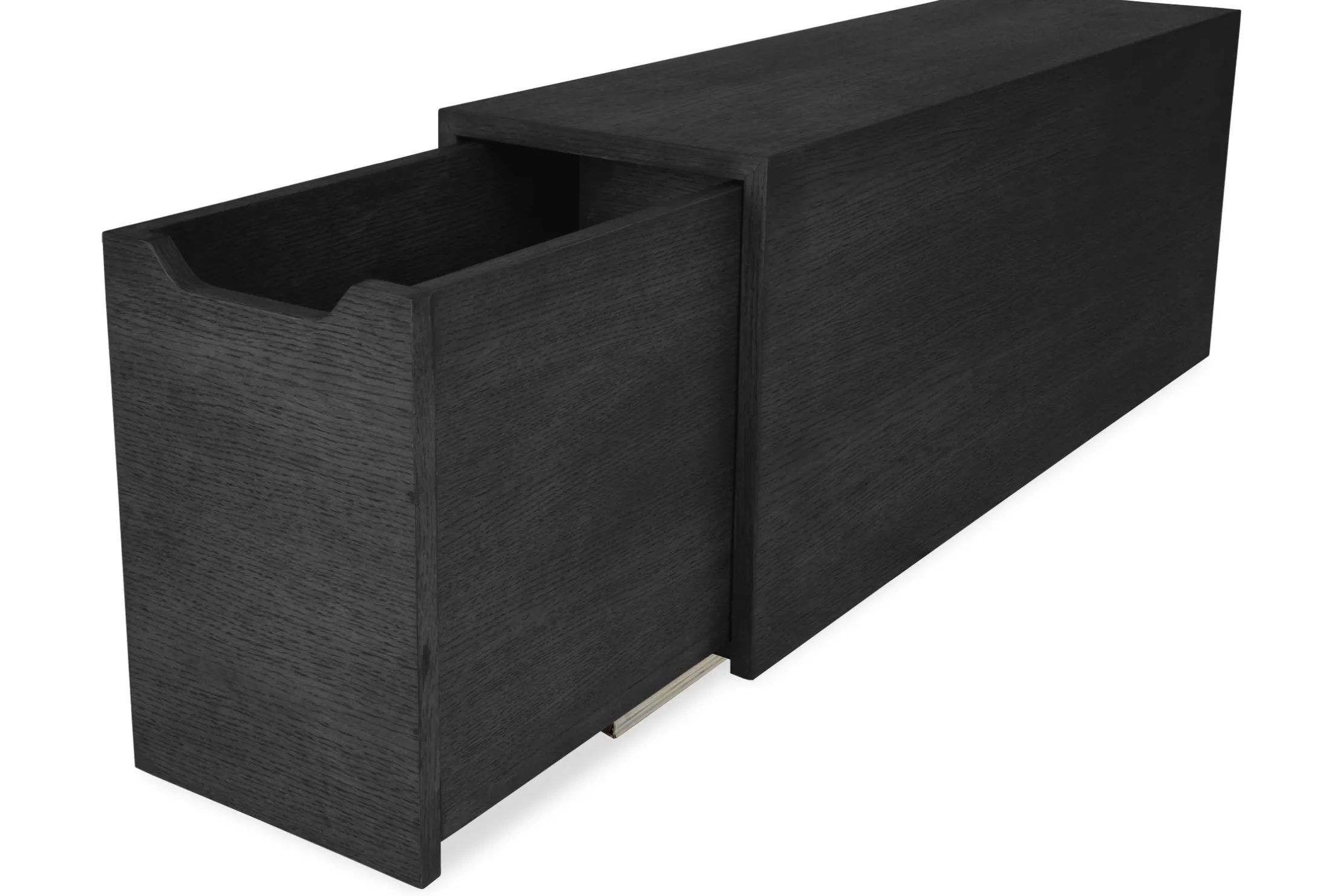 Bijzettafel zwart met lade Felix