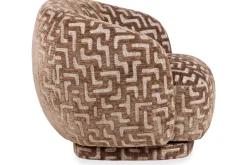 Draaifauteuil 216058 Brown Labyrinth Negreslo