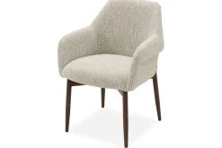 Eetkamerstoel Beige Walnut Hikari