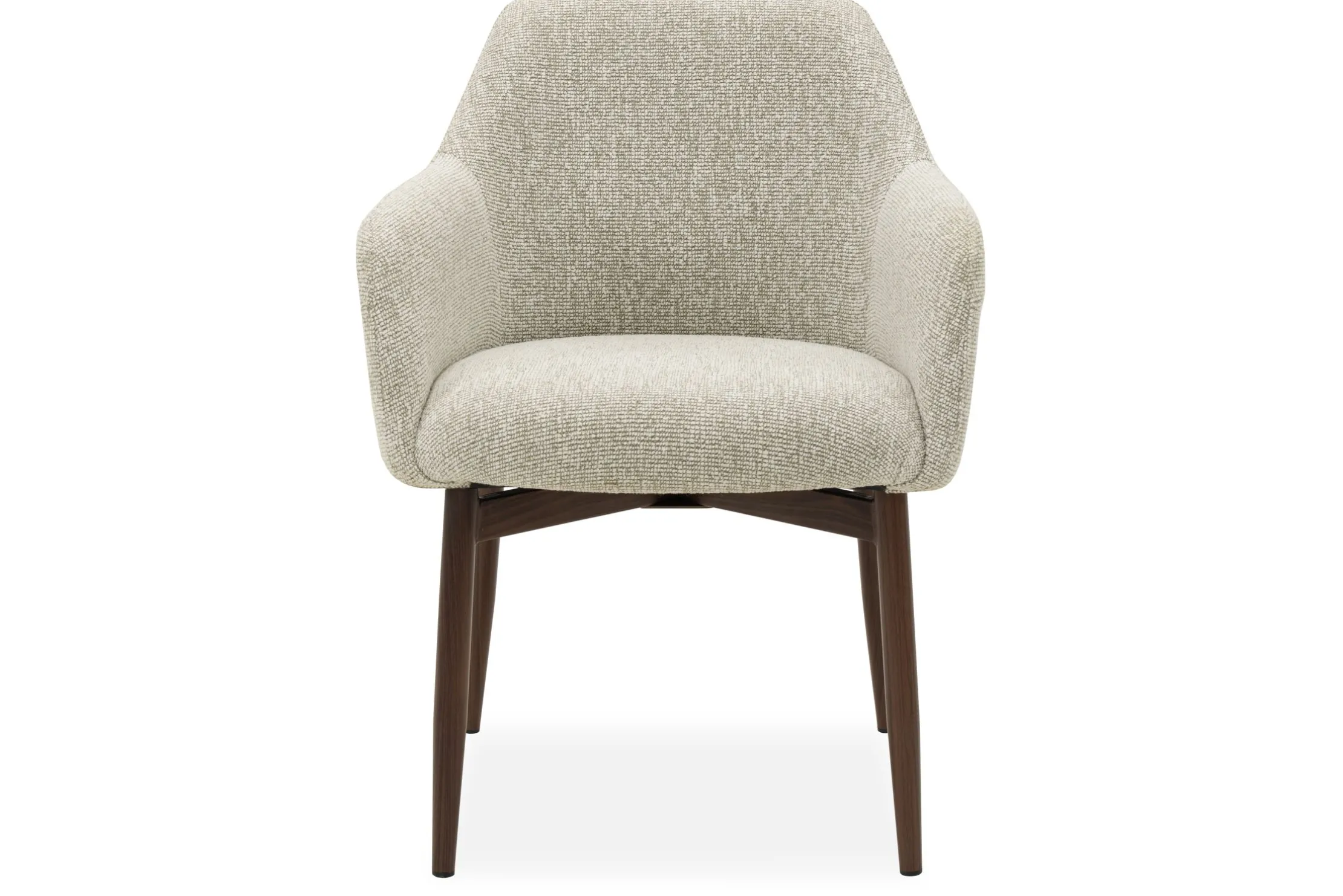 Eetkamerstoel Beige Walnut Hikari