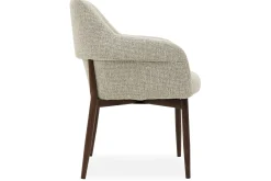 Eetkamerstoel Beige Walnut Hikari