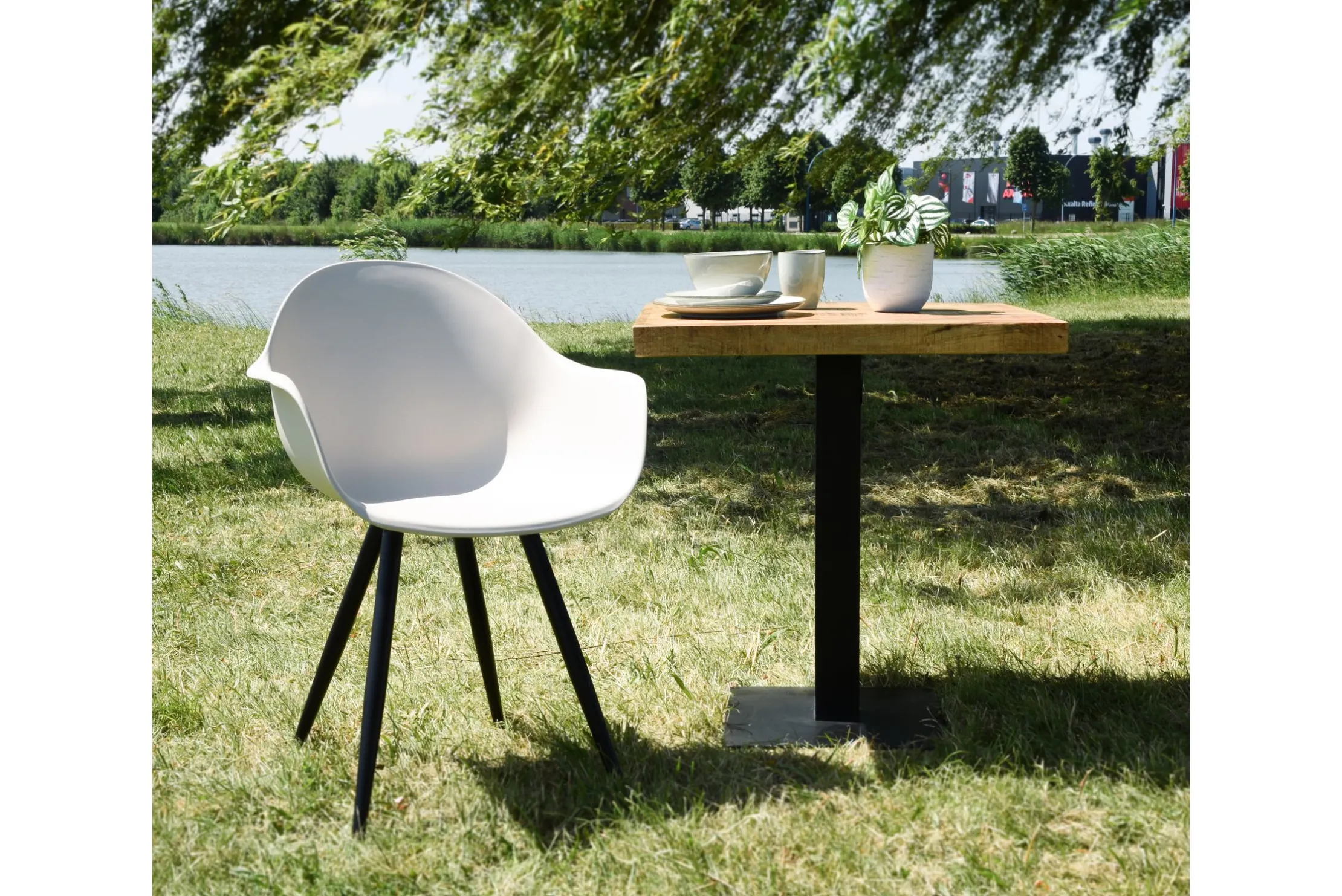 Eetkamerstoel Wit FF-45.000 Luca