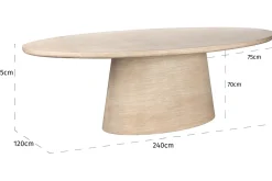 Eetkamertafel 212251 Fictus
