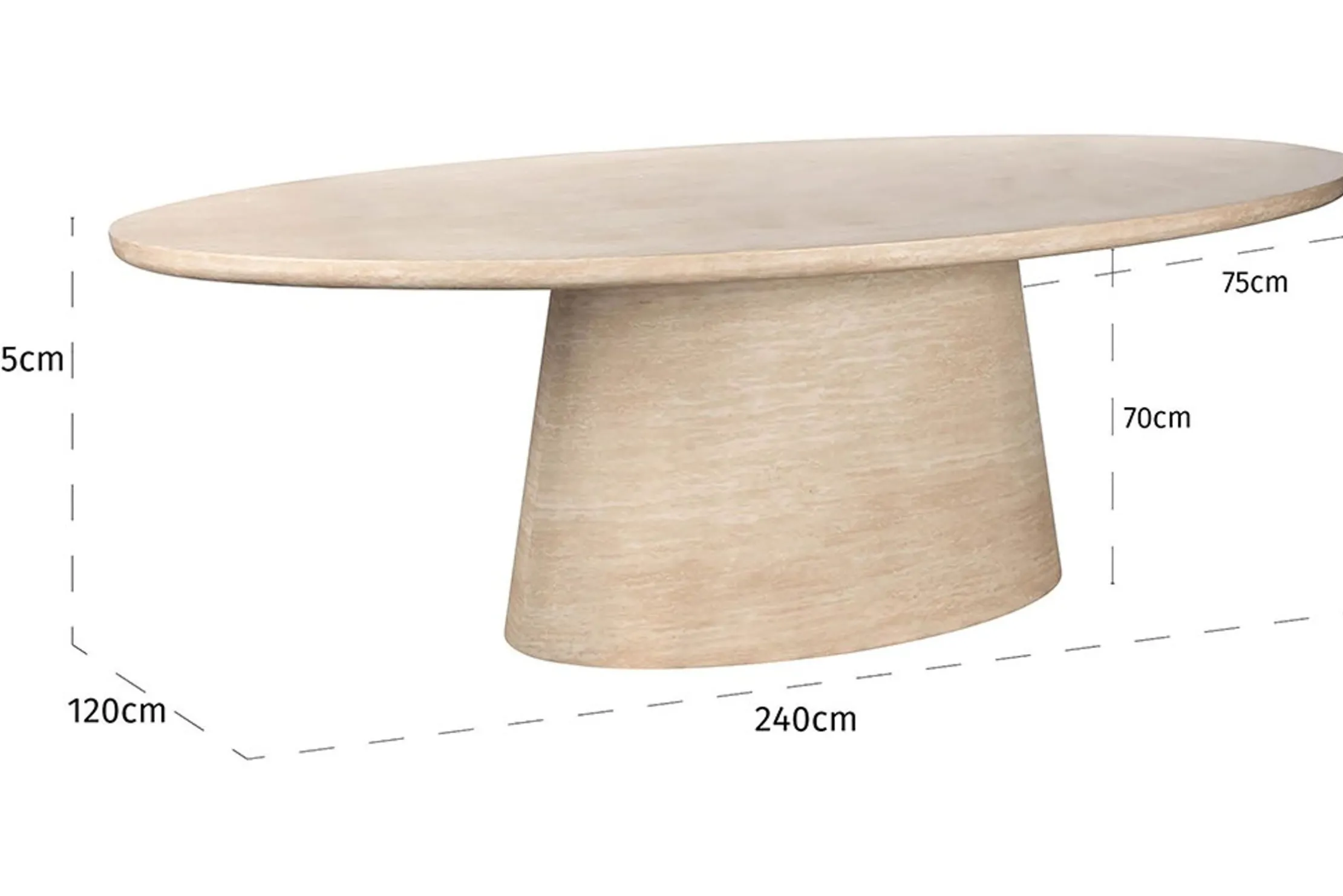 Eetkamertafel 212251 Fictus