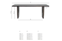 Eetkamertafel Handai