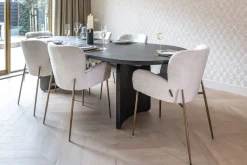 Eetkamertafel zwart Fairmont