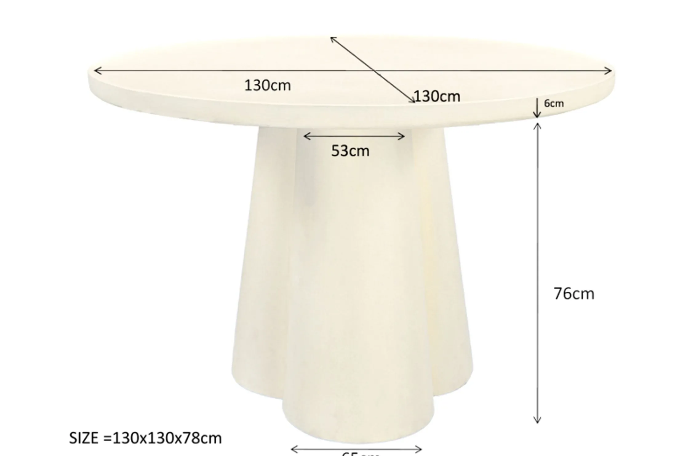 Eettafel Clubs Sandy