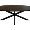 Eettafel Oval Black Jesper