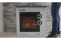 Elektrische Lucius LED haard MDF Cadiz