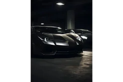 Glasschilderij Luxury Garage