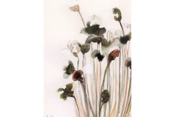 Glasschilderij Pastel Flowers