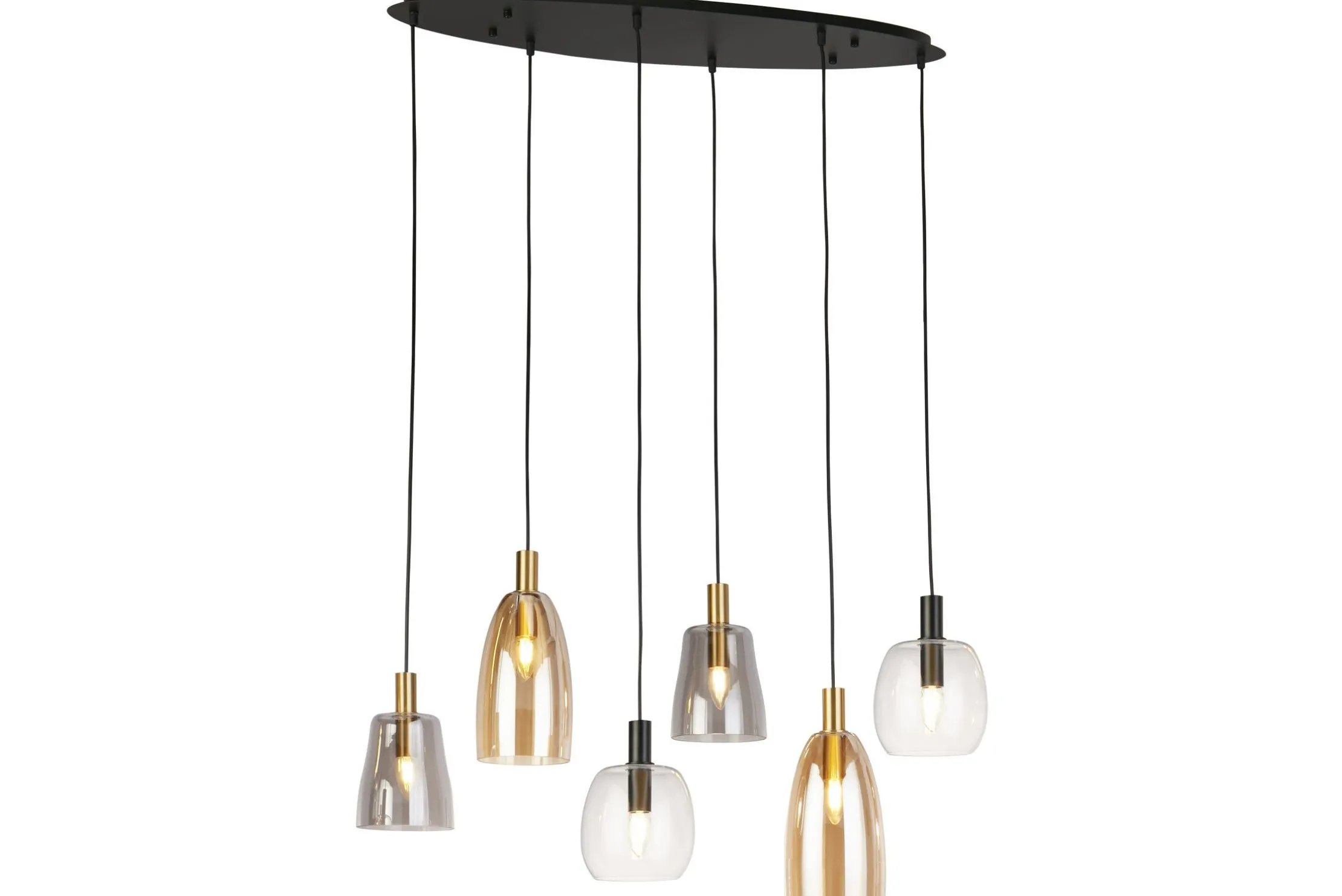 Hanglamp 36463-6BK Divine