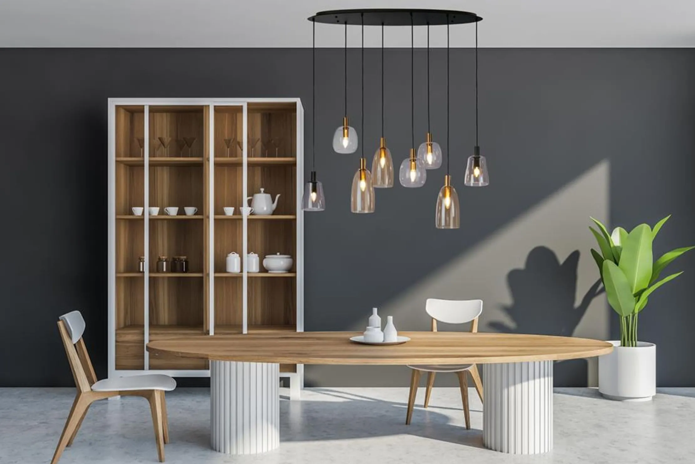 Hanglamp 36463-8BK Divine