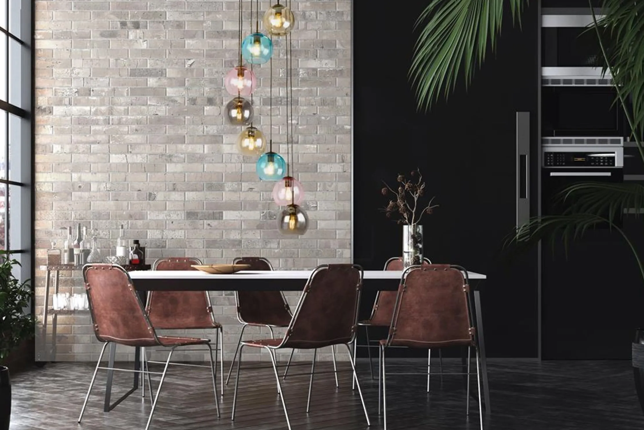 Hanglamp 94008-8BK Mardi Gras II
