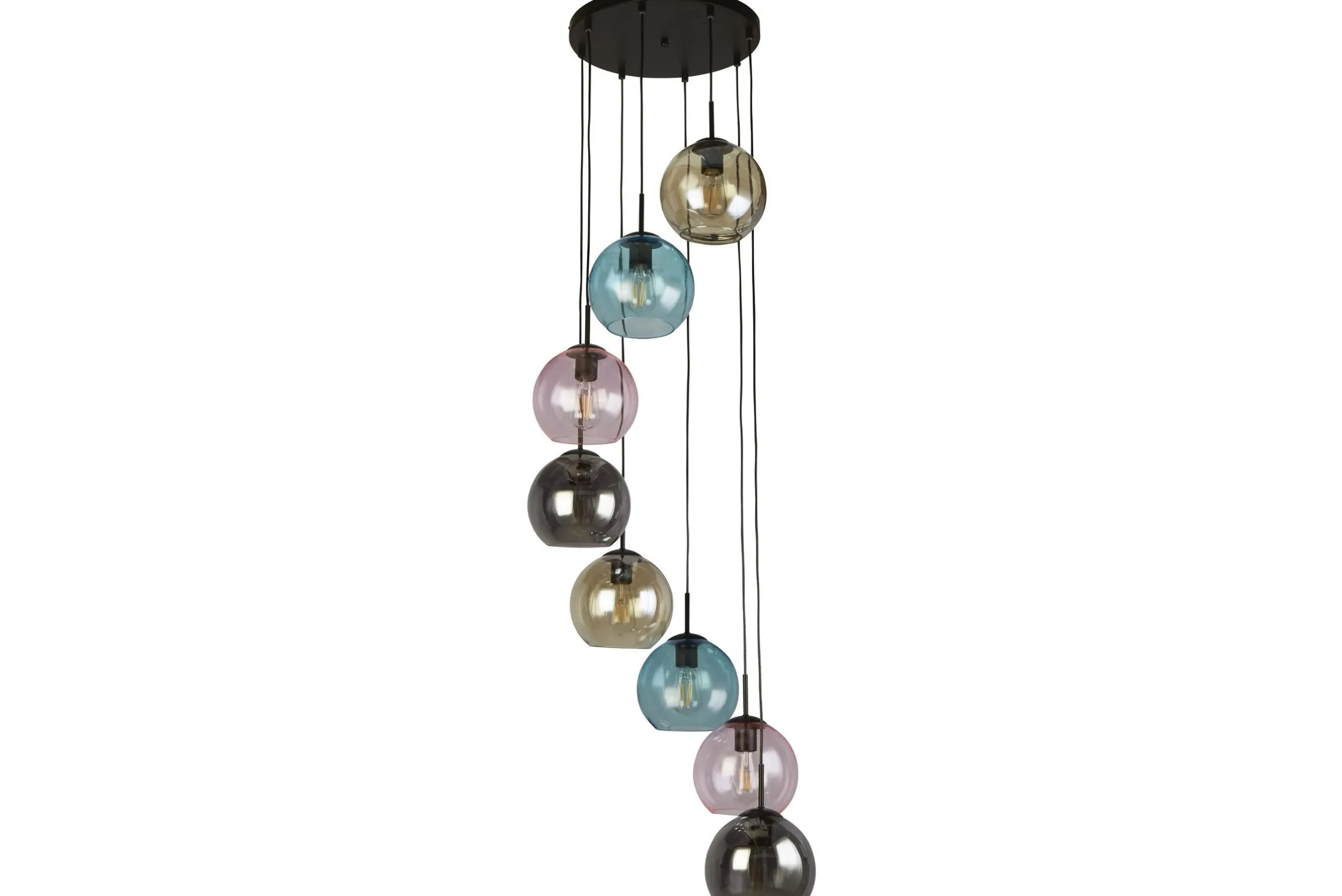 Hanglamp 94008-8BK Mardi Gras II