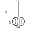 Hanglamp 52850BKRadiant
