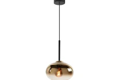 Hanglamp goudkleurig glas Bellini