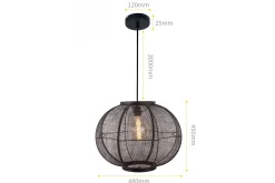 Hanglamp 05-HL4039-30 Fabric
