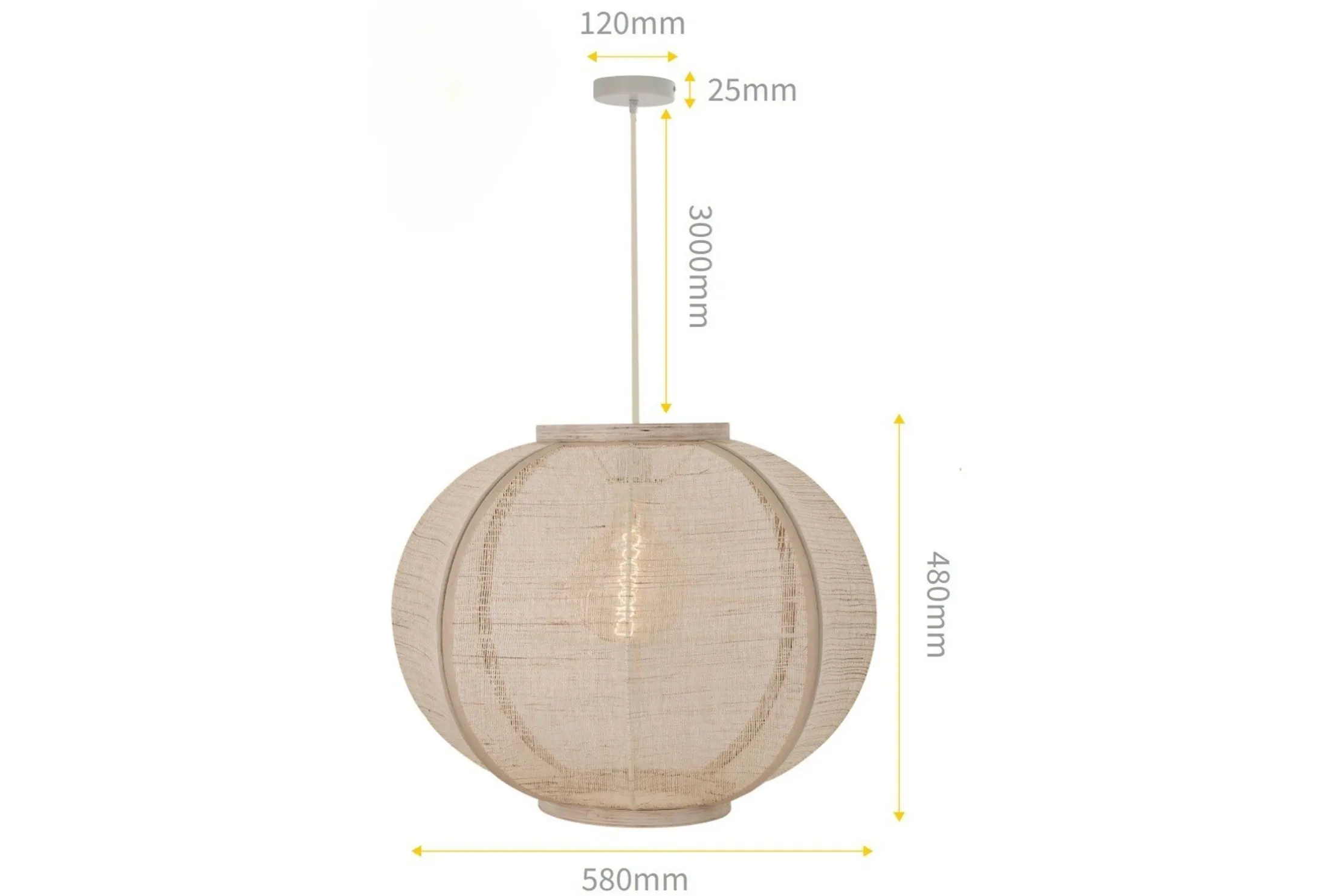 Hanglamp 05-HL4040-59 Fabric