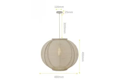 Hanglamp 05-HL4039-59 Fabric
