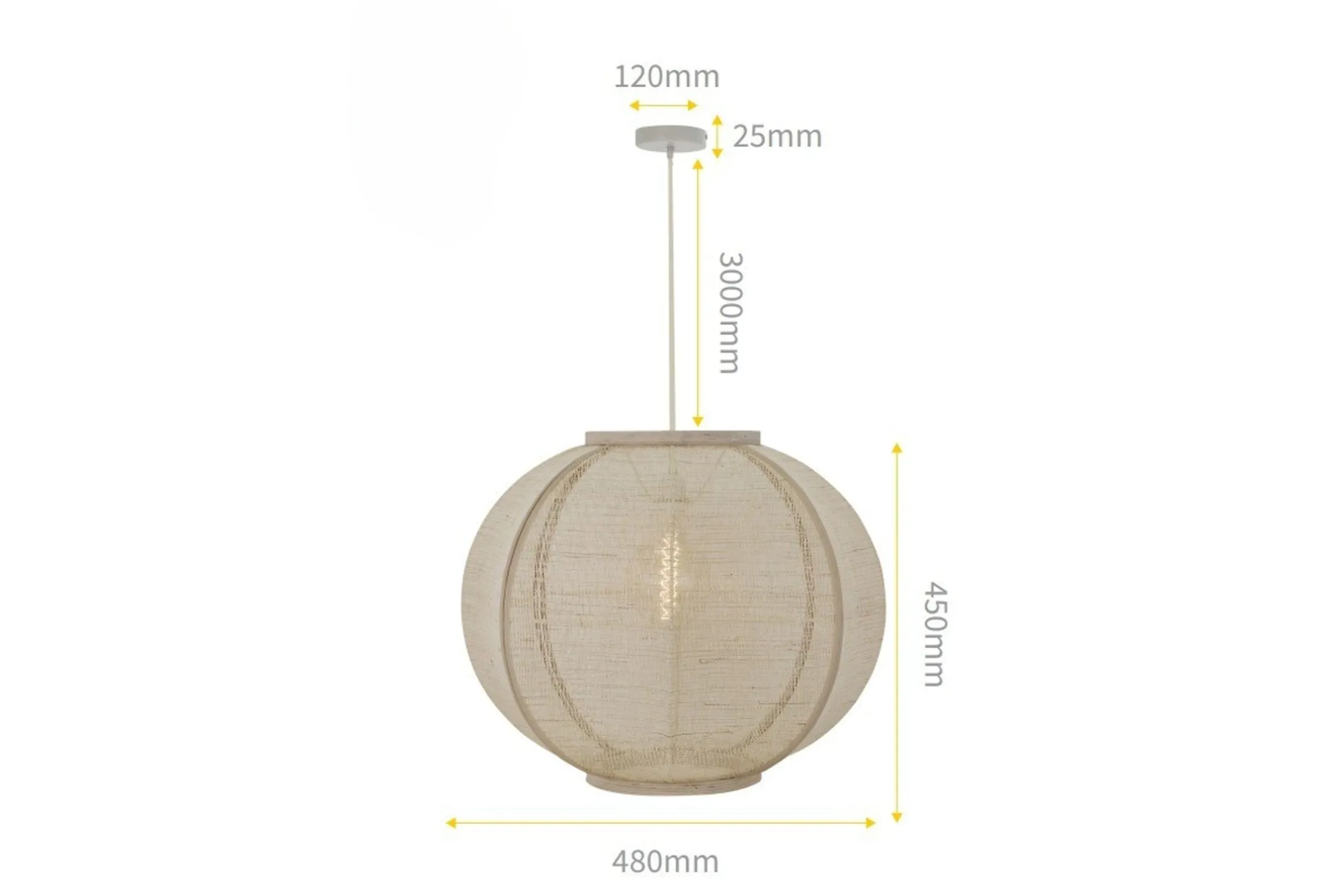 Hanglamp 05-HL4039-59 Fabric