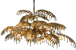 Hanglamp LB023/12+1 ambachtelijk brons Bellagio | Leclercq & Bouwman