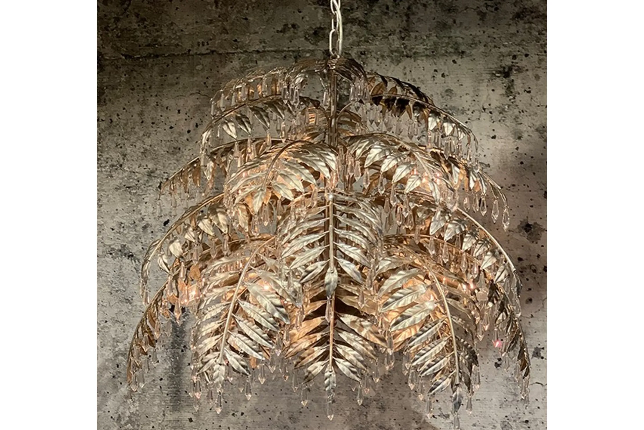 Hanglamp LB023/9 ambachtelijk zilver Bellagio | Leclercq & Bouwman
