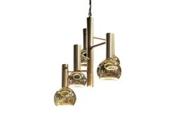 Hanglamp LB045-5+1 brons Escale | Leclercq & Bouwman