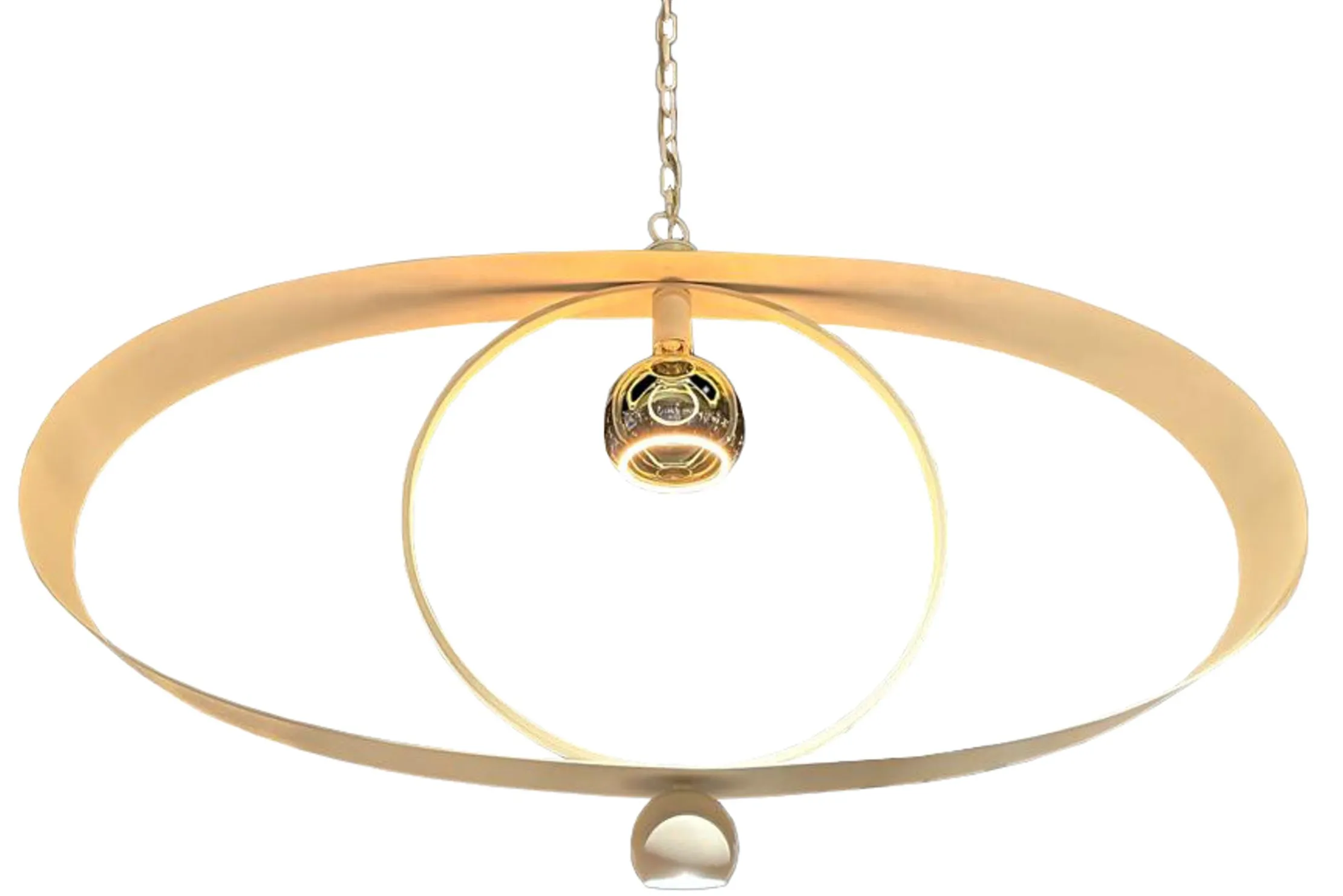 Hanglamp LB049-1+1 ovaal textured white Breeze | Leclercq & Bouwman