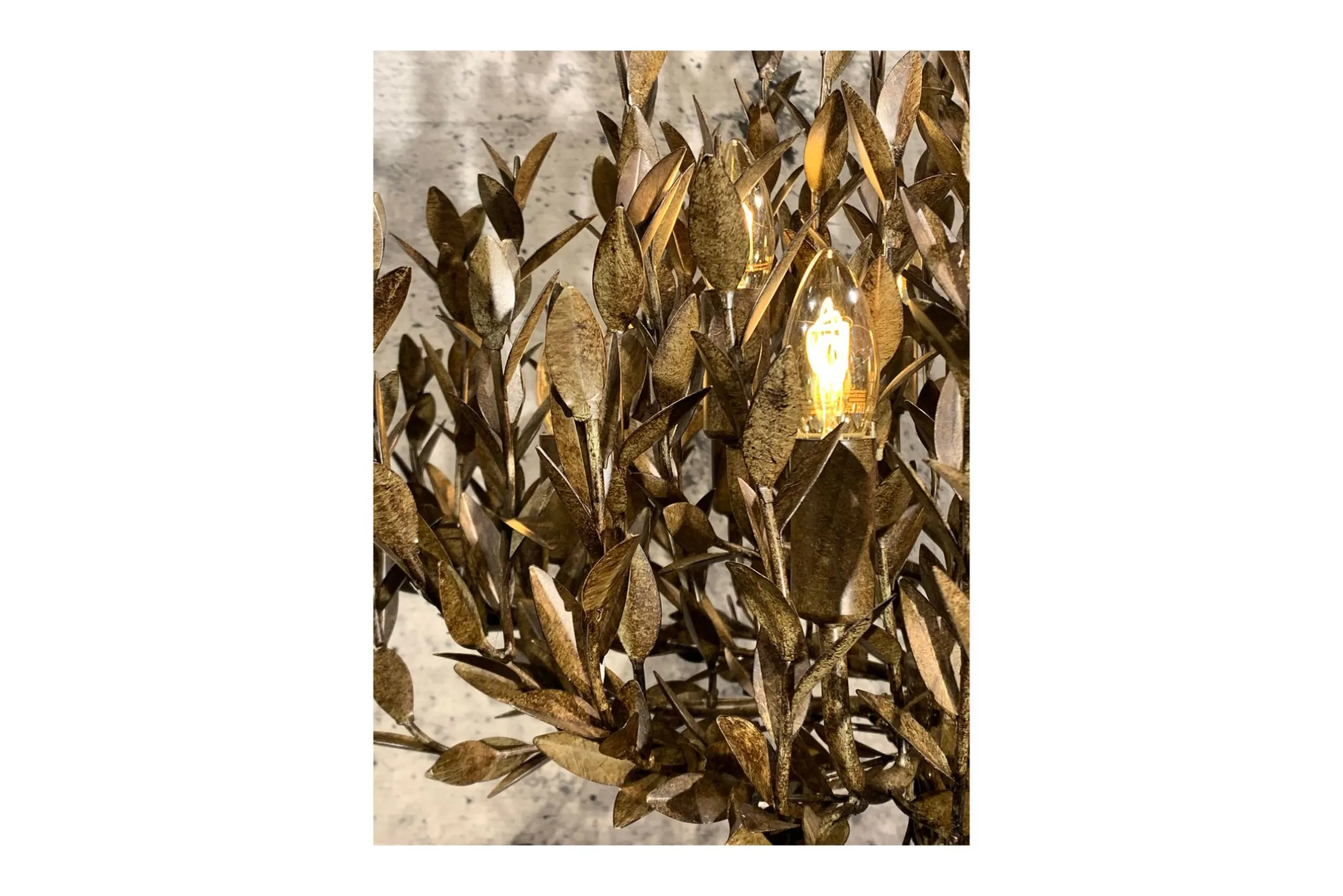 Hanglamp LB039/9+1 rustiek Aix | Leclercq & Bouwman