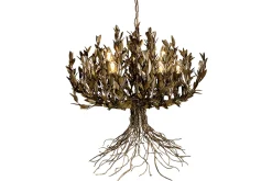 Hanglamp LB039/9+1 rustiek Aix | Leclercq & Bouwman