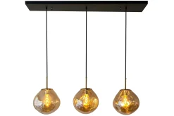 Hanglamp 3-lichts Amber Boaz