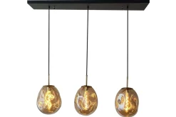 Hanglamp 3-lichts Amber Boaz