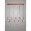 Hanglamp 9-lichts Antiek Brons Maud